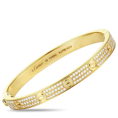 cartier bangle mens|cartier diamond bracelet men's.